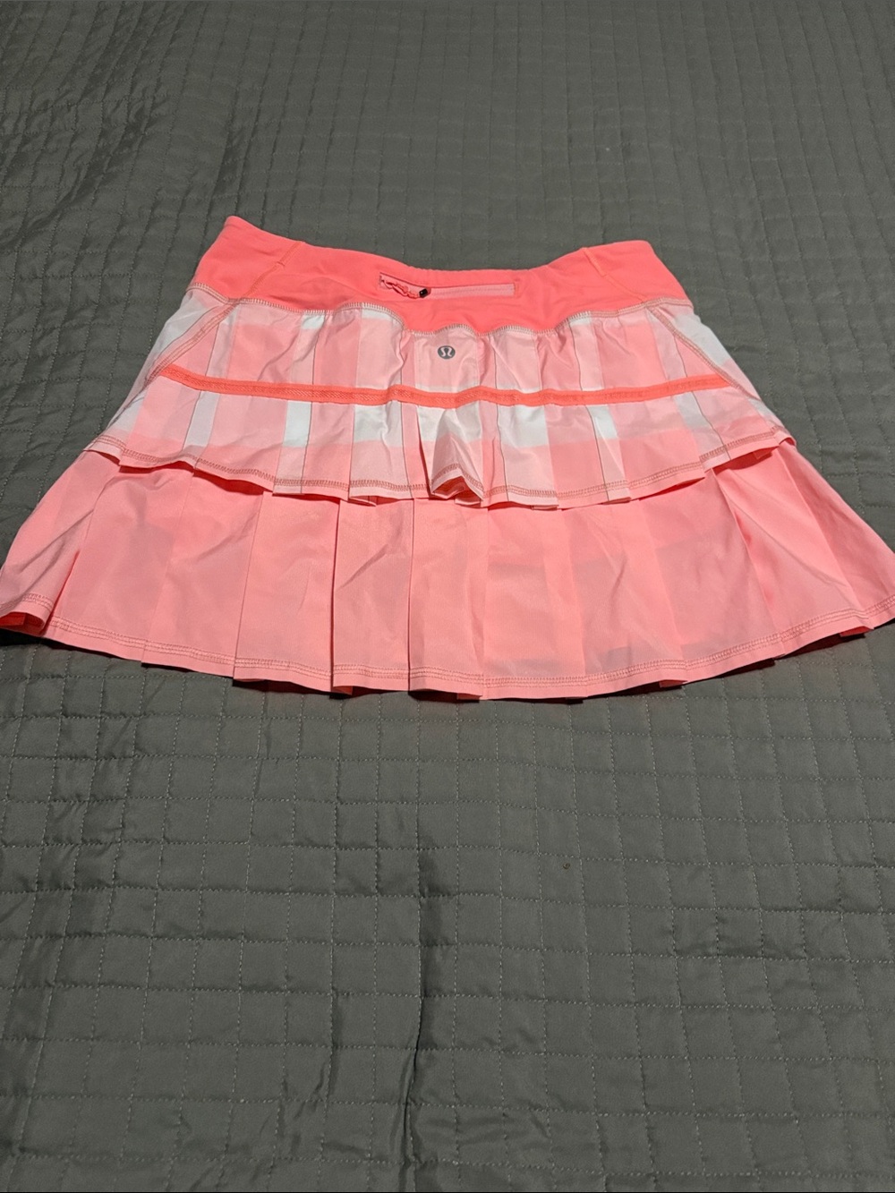 lululemon athletica Coral Pink Layered Skater Skirt
